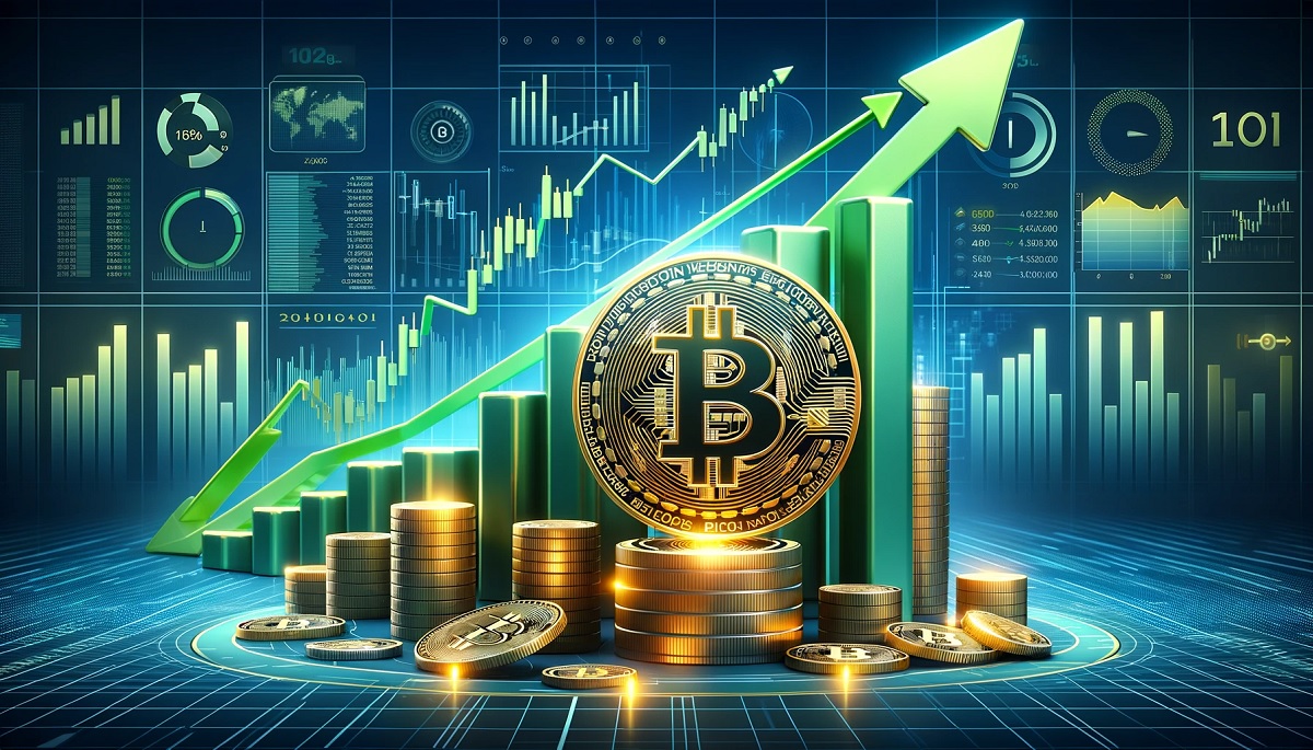 Bitcoin em alta (Imagem gerada por AI)