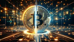 Bitcoin halving (Imagem gerada por AI)