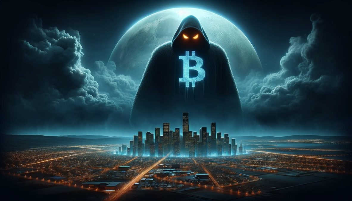 Bitcoin bicho papão (Dall-e)