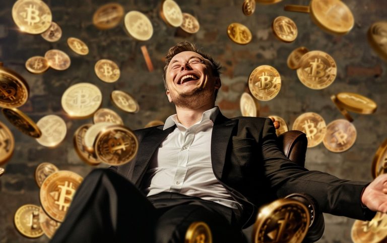 Elon Musk Bitcoins (Imagem gerada por Inteligência artifical)
