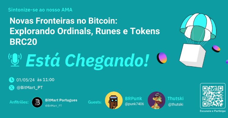BitMart explora novas fronteiras do Bitcoin com AMA sobre Ordinals, Runes e Tokens BRC20