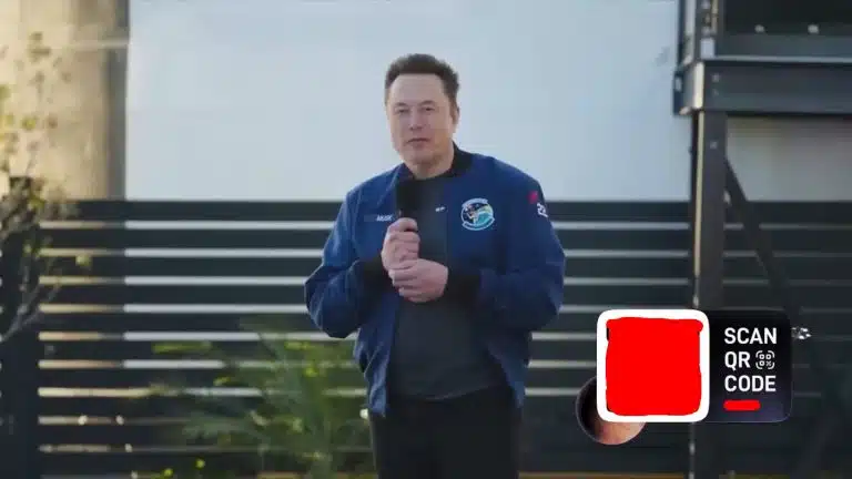 Golpistas criam deepfake de Elon Musk em live falsa da SpaceX para aplicar golpe de criptomoedas. Fonte: YouTube/Reprodução.