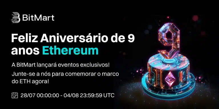 BitMart anuncia campanha de aniversário do Ethereum: Sorteios, flash sales e mais