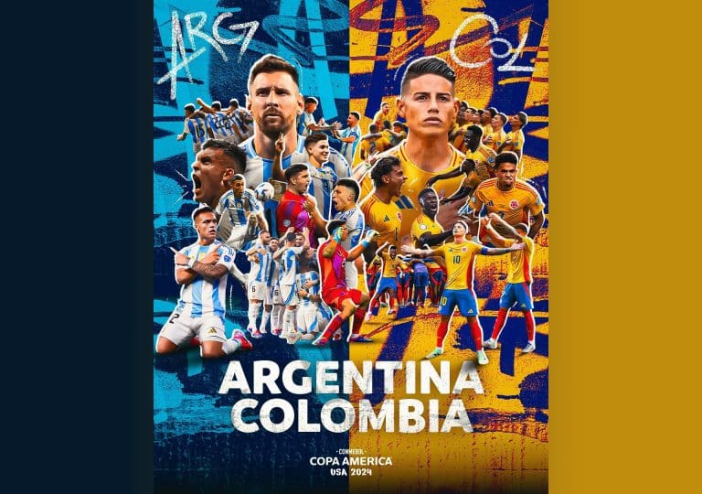 Final da Copa América 2024 entre Argentina e Colômbia