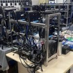 Máquinas mineradoras de criptomoedas apreendidas pela polícia civil de São Paulo