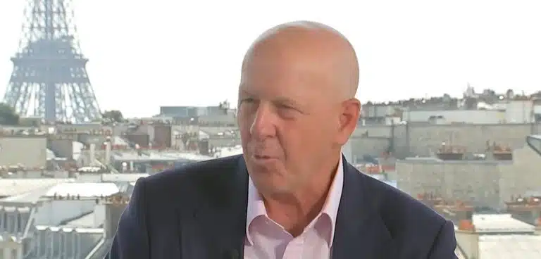 David Solomon, CEO do Goldman Sachs. Fonte: CNBC/Reprodução.