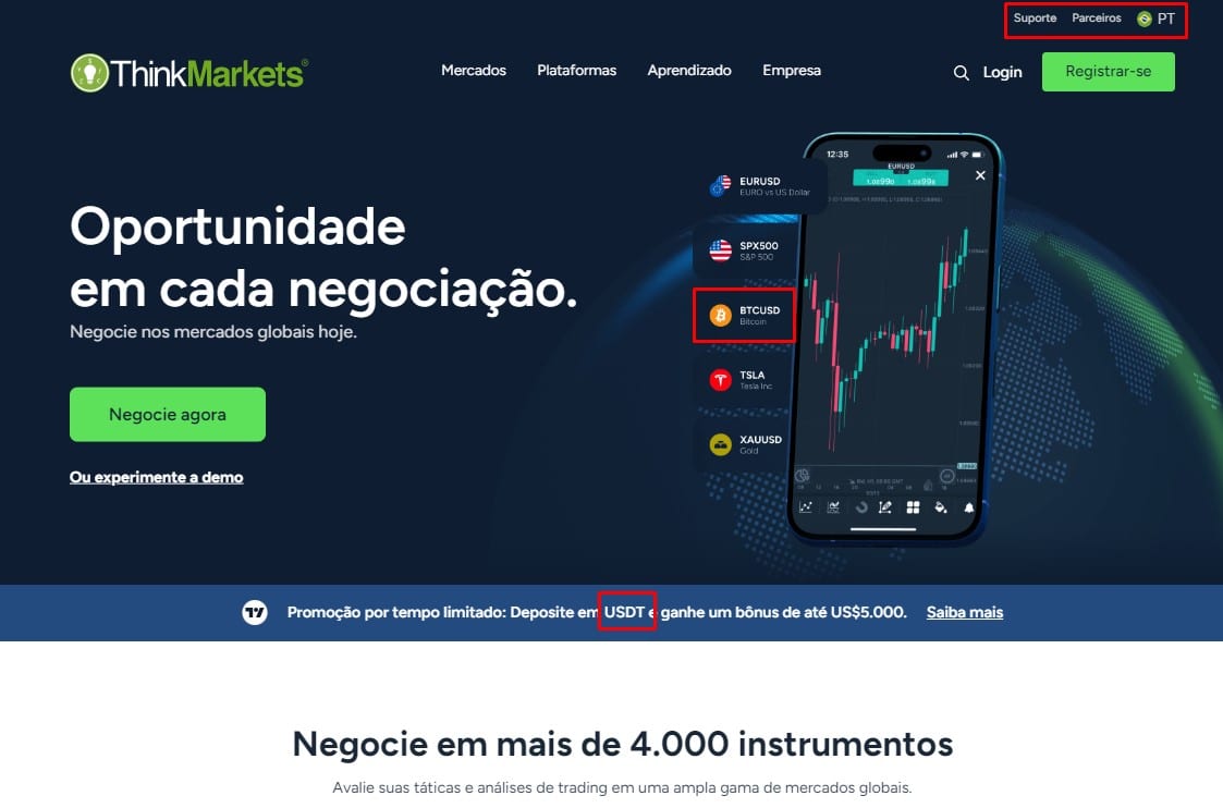 CVM manda corretora de criptomoedas e de produtos financeiros ThinkMarkets parar de captar brasileiros