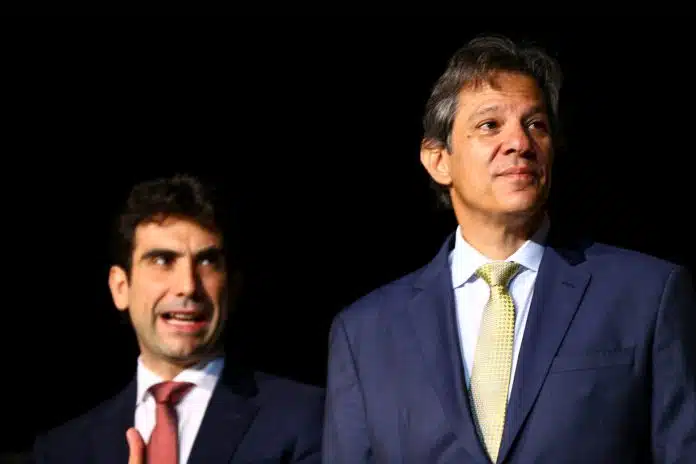 Economista do Banco Central do Brasil, Gabriel Galípolo, e o ministro da Fazenda, Fernando Haddad criptomoedas