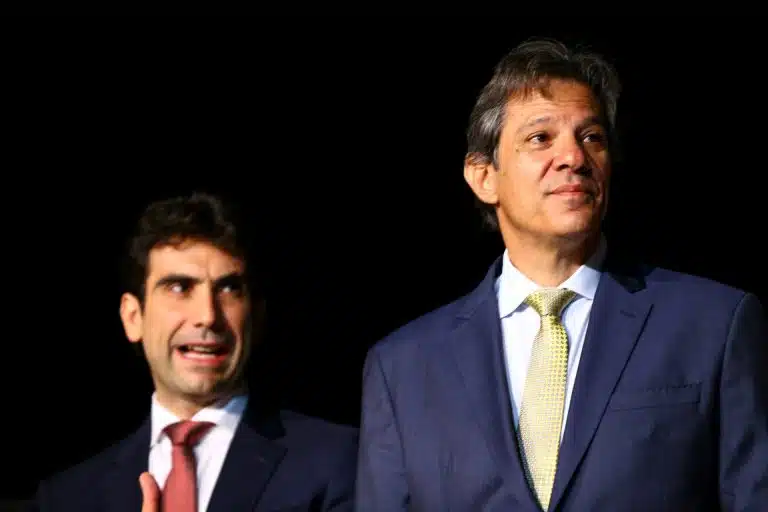 Economista do Banco Central do Brasil, Gabriel Galípolo, e o ministro da Fazenda, Fernando Haddad criptomoedas