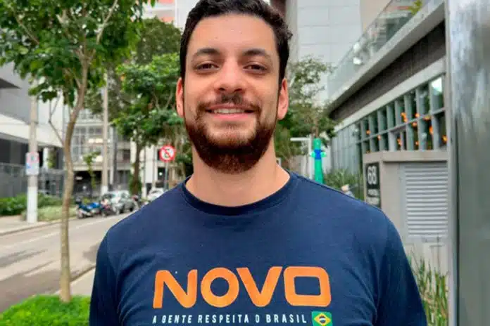 Raphael Lima, candidato a vereador em São Paulo nas eleições 2024 pelo partido NOVO bitcoin youtuber Ideias Radicais