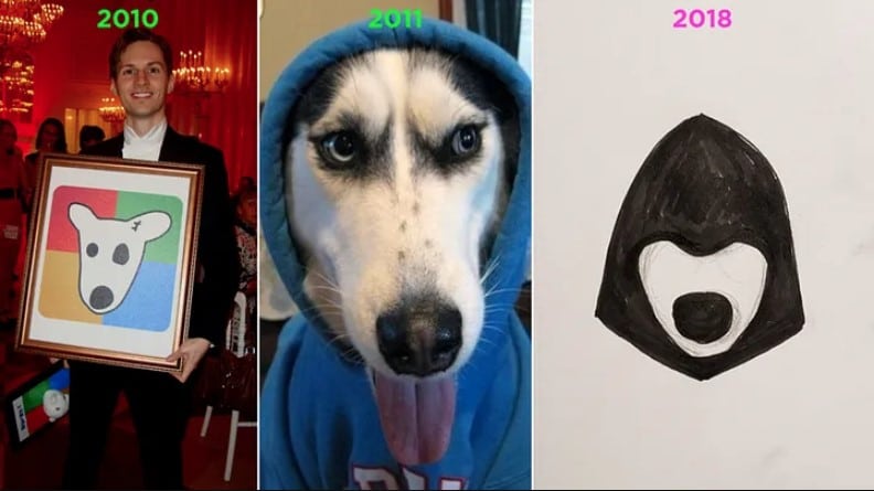 Evolução de cachorro usado por Pavel Durov. Fonte: DRFLabs/Reprodução.