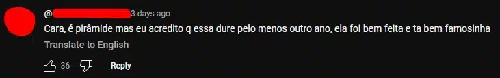 Brasileiro acredita que está levando vantagem ao investir em suposta pirâmide financeira. Fonte: YouTube/Reprodução.