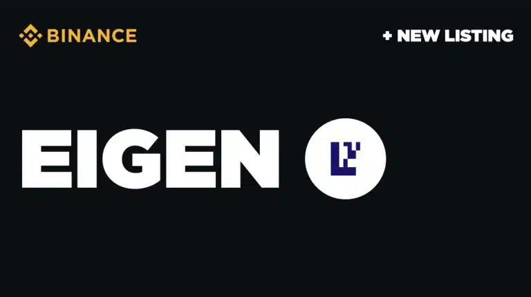 Binance anuncia listagem da EigenLayer (EIGEN). Fonte: Binance/Reprodução.