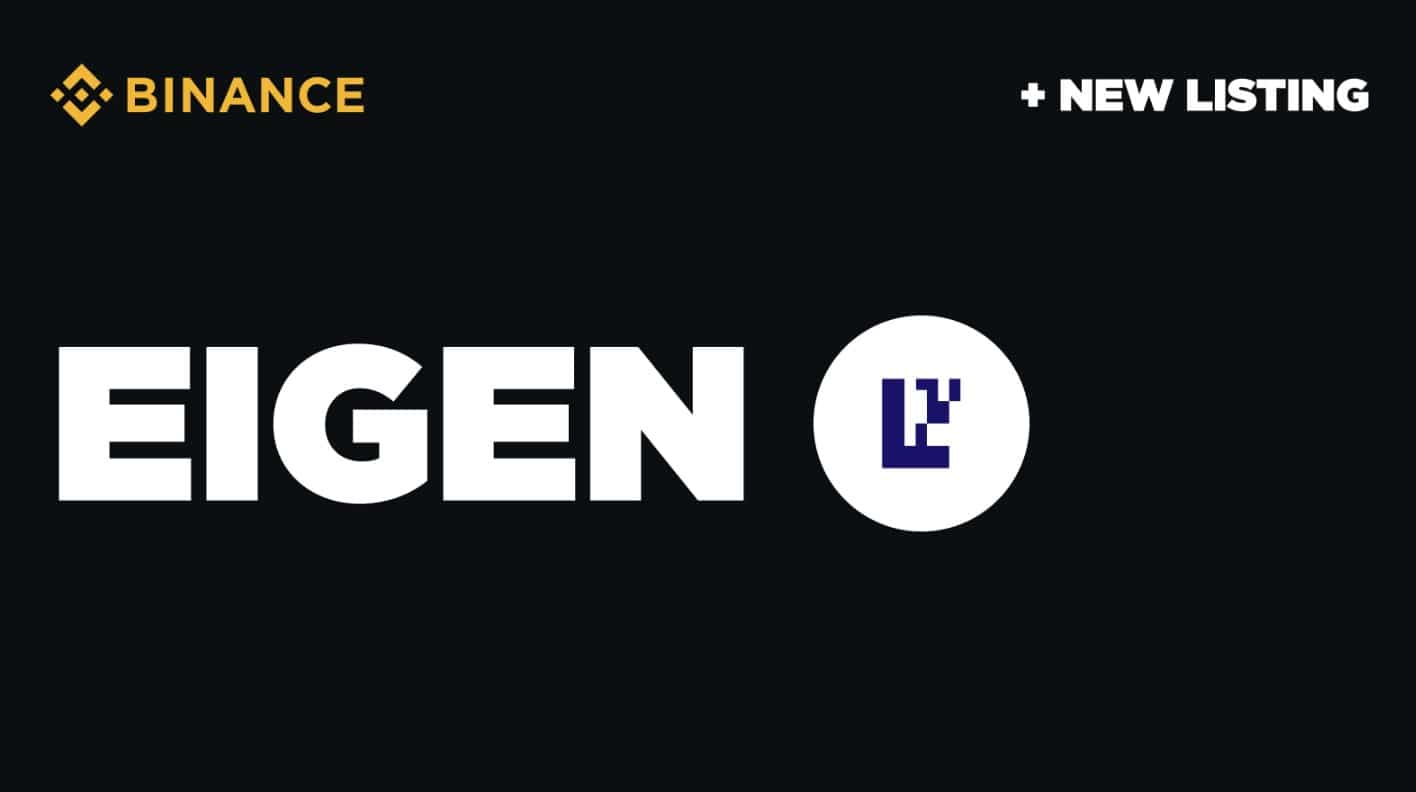 Binance anuncia listagem da EigenLayer (EIGEN). Fonte: Binance/Reprodução.