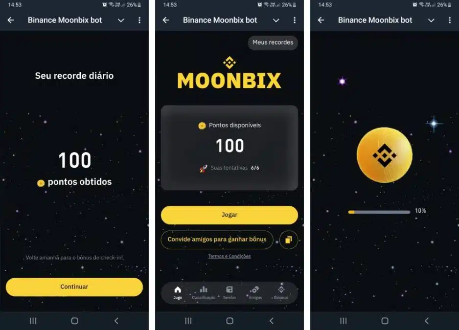 Moonbix, jogo tap-to-earn da Binance no Telegram tem detalhes vazados.