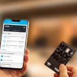 Aplicativo do Mercado Pago próximo de cartão da marca, empresa fintech do Mercado Livre stablecoins Dólar