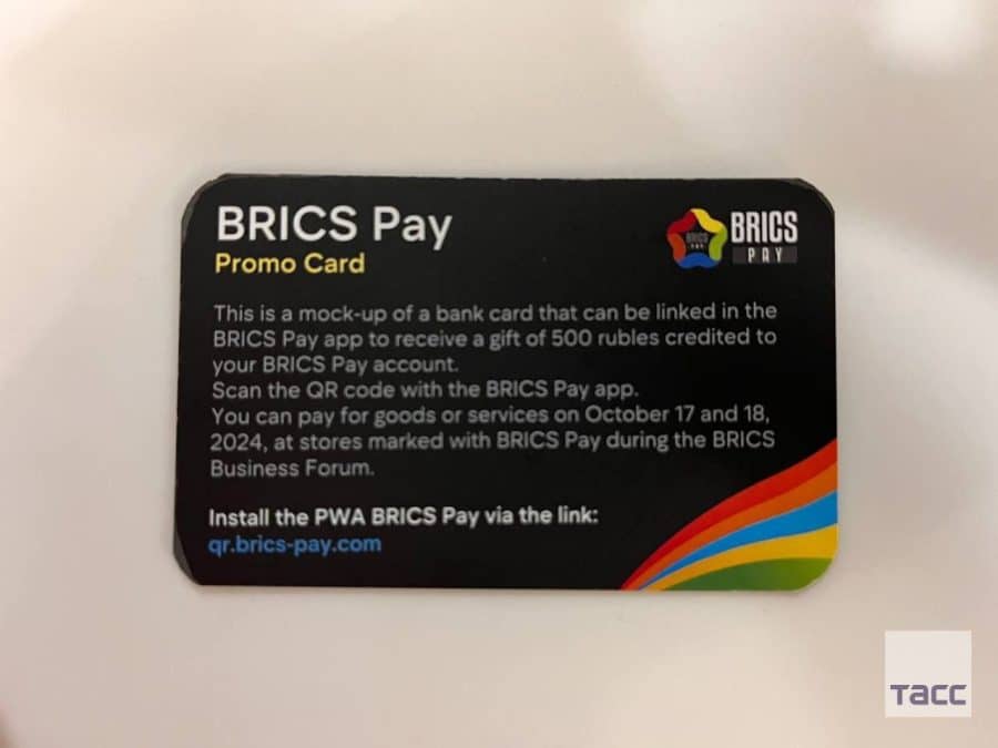 BRICS Pay recebe demo para apresentação durante evento, onde pessoas podiam consumir com saldos de cartões para realizar testes