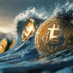 Bitcoin tsunami (Midjourney / Livecoins)