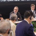 Hindemburgo Chateaubriand, vice-procurador-geral da República (esquerda) e Paulo Gonet (procurador-geral da República (direita). Foto: Antonio Augusto/MPF. criptomoedas bitcoin pgr brasil