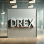 Quadro escrito Drex, que remete ao Real em formato digital no Brasil