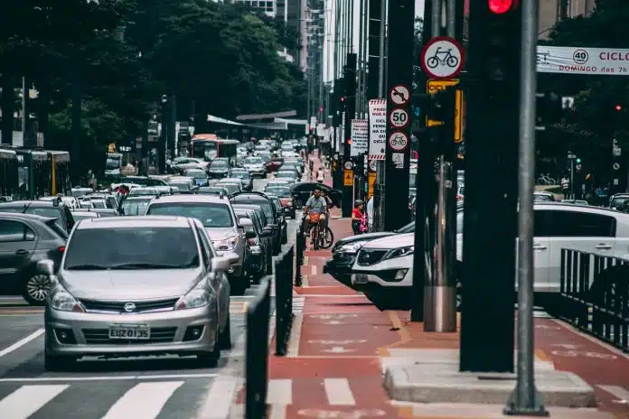 Avenida Paulista na região central de São Paulo