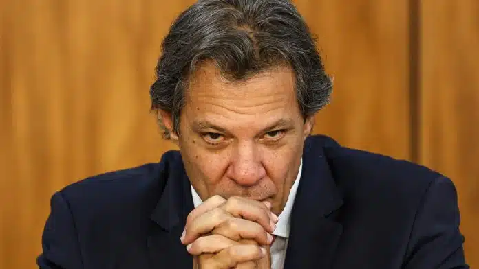 O ministro da Fazenda, Fernando Haddad