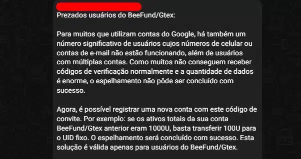 Administradores cobrando 10% dos saldos.