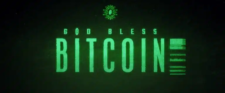 Filme God Bless Bitcoin. Fonte: Reprodução. Deus abençoe