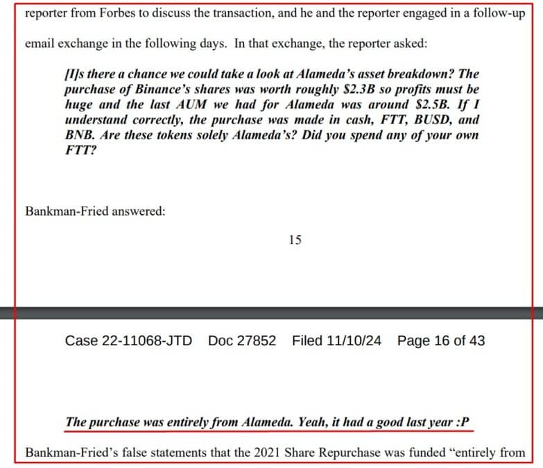 Usando emojis, Sam Bankman-Fried afirmava que suas empresas tinham grandes lucros antes de seu esquema ser desmascarado.