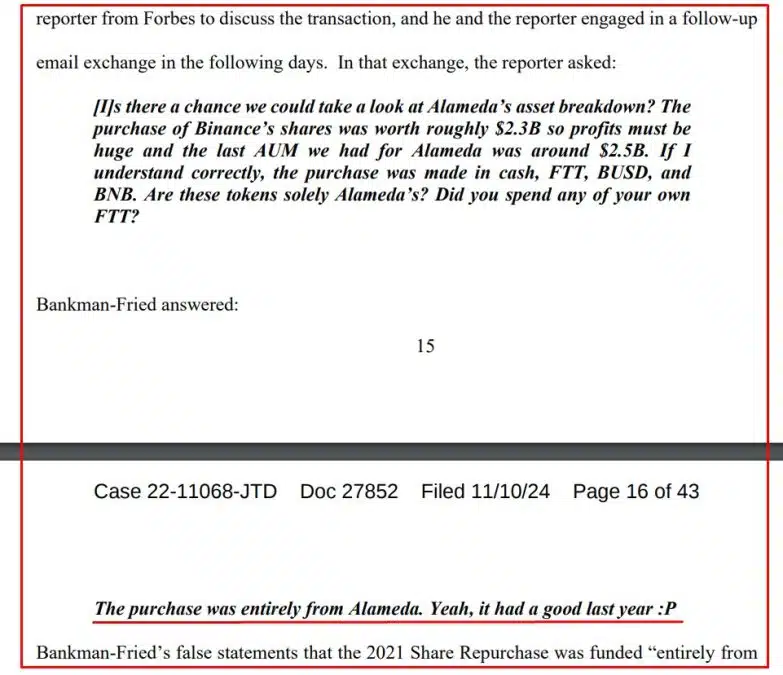 Usando emojis, Sam Bankman-Fried afirmava que suas empresas tinham grandes lucros antes de seu esquema ser desmascarado.