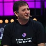 Alex Mashinsky, Celcius, no Palco Central durante o terceiro dia do Web Summit 2021 na Altice Arena em Lisboa, Portugal. Foto de Piaras Ó Mídheach/Web Summit via Sportsfile