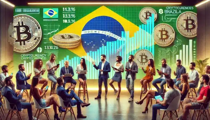 Influenciadores de bitcoin e criptomoedas em redes sociais