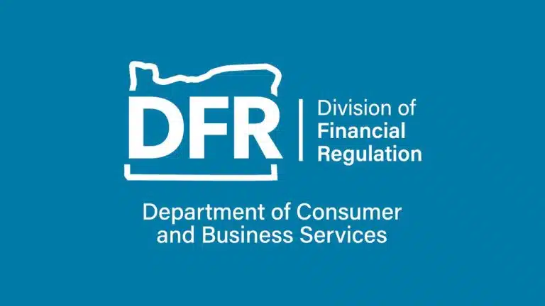 Oregon Division of Financial Regulation (DFR) Binance Dólar