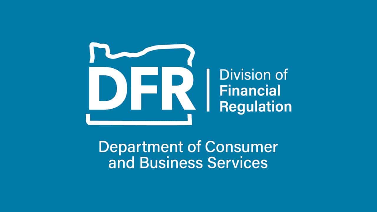 Oregon Division of Financial Regulation (DFR) Binance Dólar