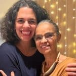 Marina Bragante, vereadora do Rede em São Paulo, ao lado da Ministra do Meio Ambiente, Marina Silva
