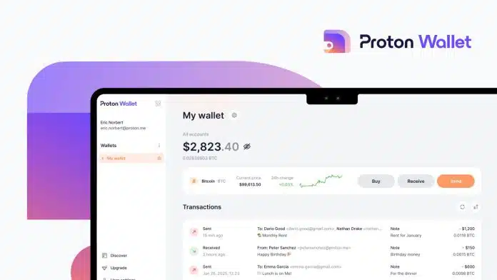 Imagem da Proton Wallet