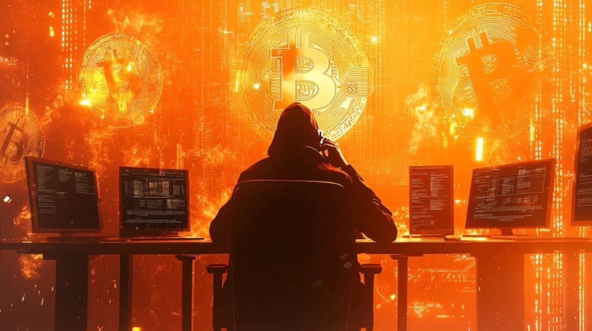 Bitcoin developer (imagem gerada com IA)