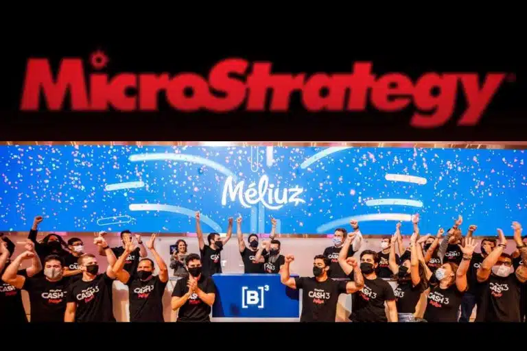 Marca da MicroStrategy próxima da Méliuz quando na listagem de suas ações na B3