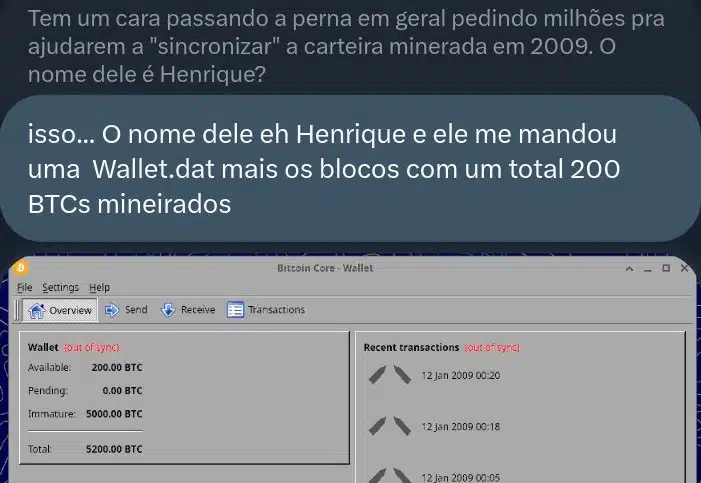 Wallet dat 2009. Henrique fez dezenas de vítimas