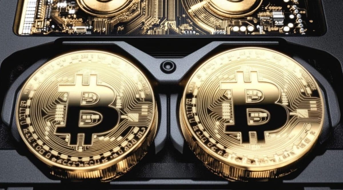 Bitcoin solo miner. Fonte: Midjourney.