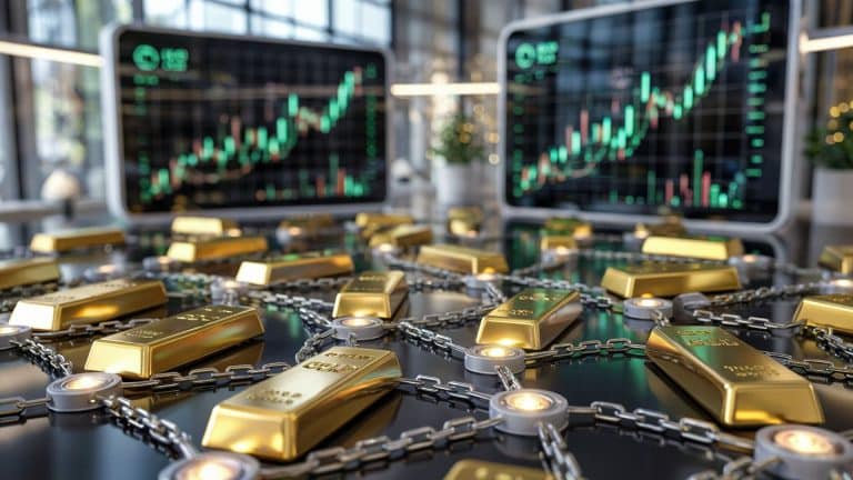 Ouro em versão tokenizada na blockchain com alta nos mercados