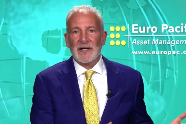 Peter Schiff em seu canal do YouTube