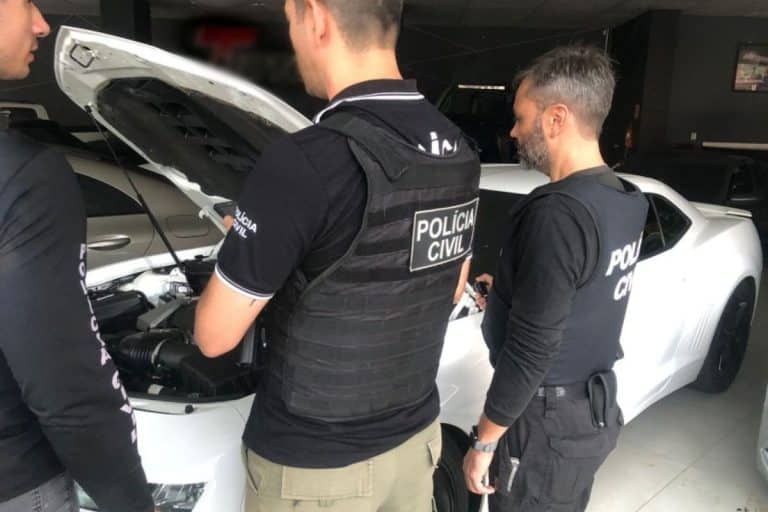 Polícia Civil do Rio Grande do Sul em operação Timeo