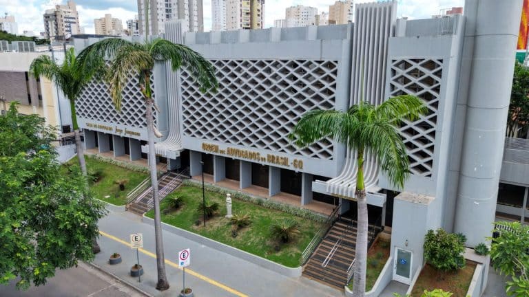 Prédio da OAB em Goiás vista