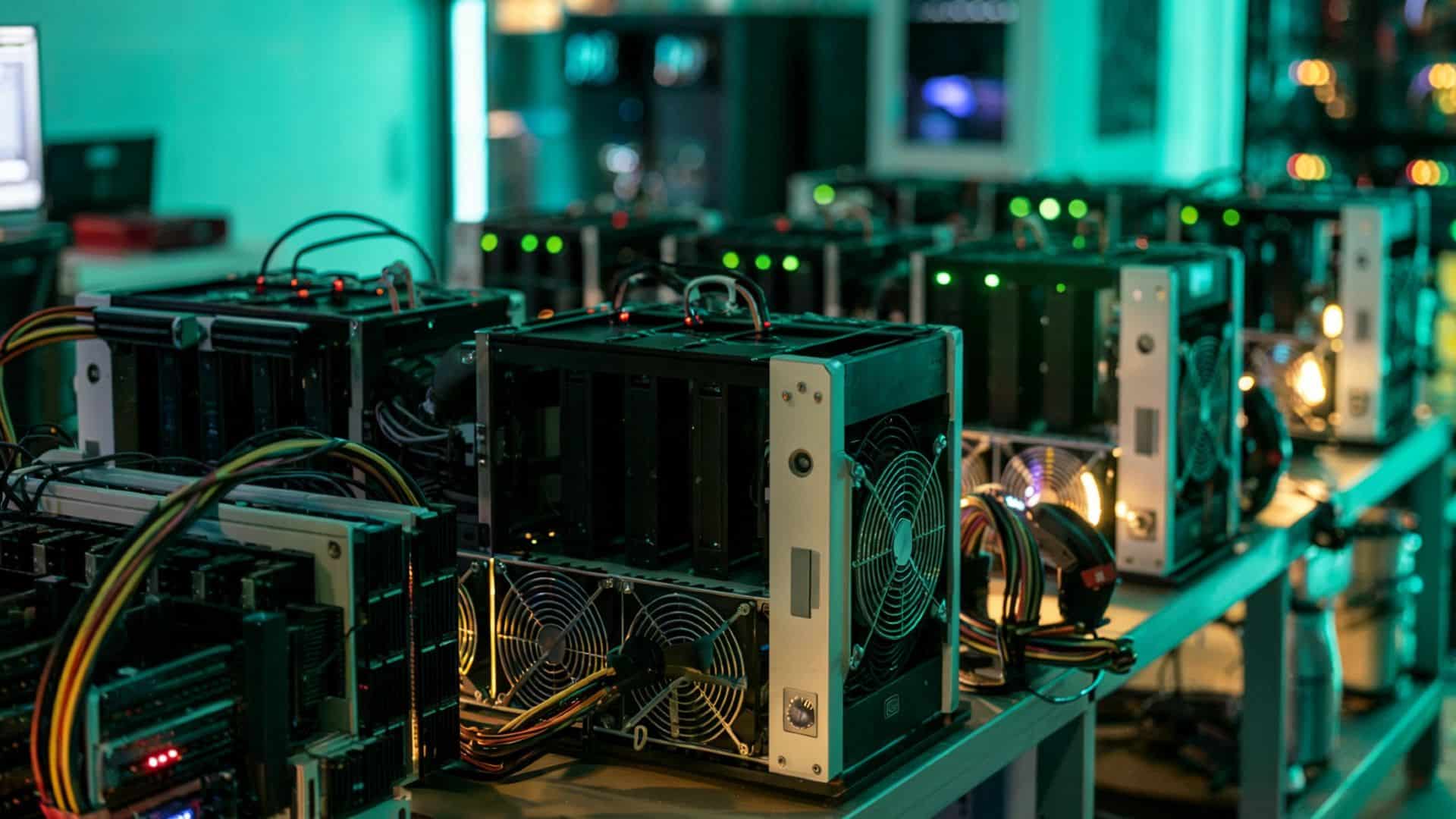 Rigs de mineração de bitcoin