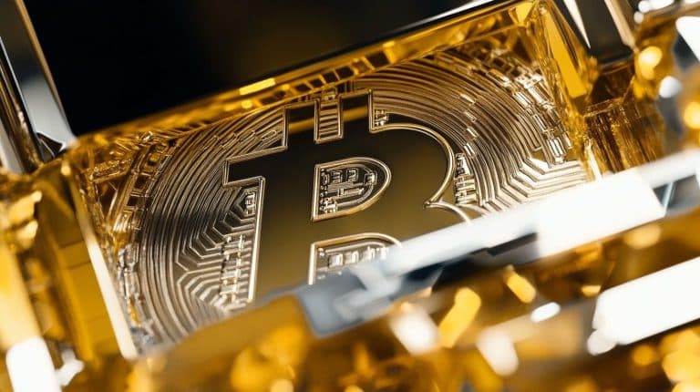 Bitcoin, ouro digital. Fonte: Midjourney.