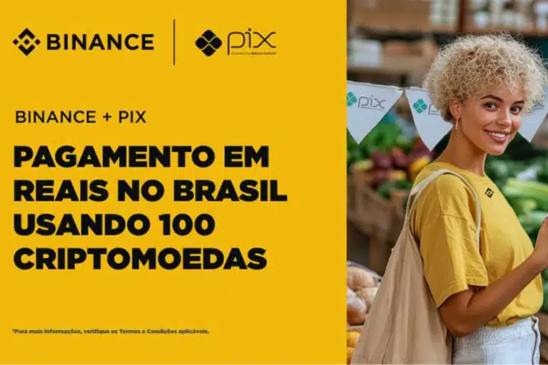 Binance Pay integra com Pix