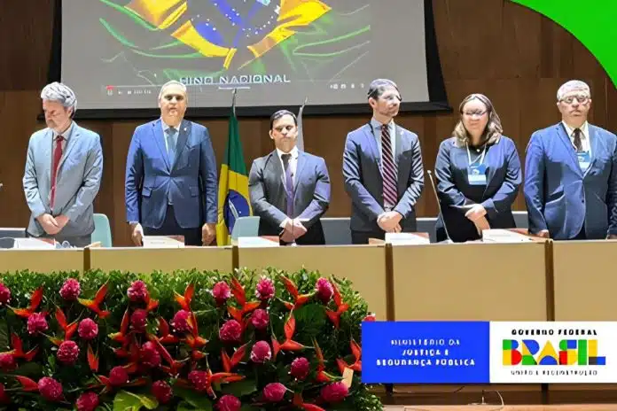 Curso do Ministério da Justiça e Segurança Pública para agentes de segurança do Brasil, dentre os temas debatidos as criptomoedas
