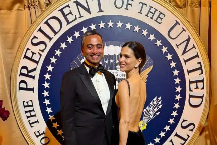 Megainvestidor Chamath Palihapitiya e sua esposa