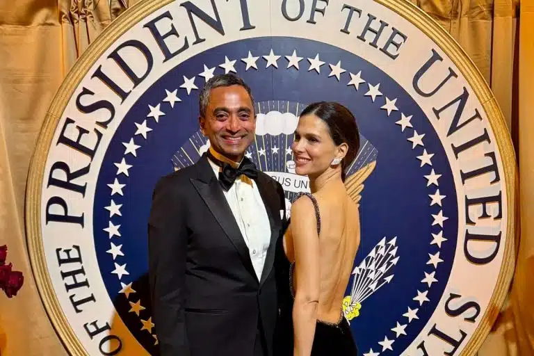 Megainvestidor Chamath Palihapitiya e sua esposa